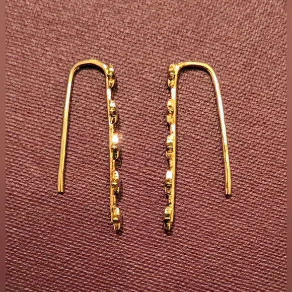 â¤ď¸5 Star Ear Climber/Crawler by All Stars Aligned Earrings; 925 Sterling S⌠- Picture 3 of 13